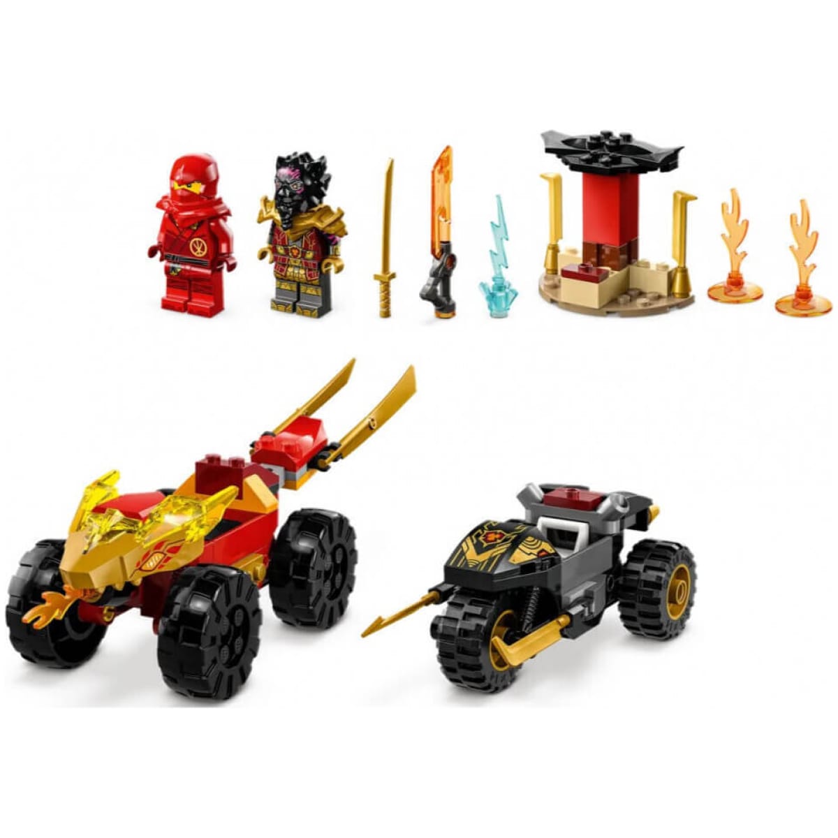 LEGO Ninjago Kai & Ras's Car & Bike Battle - Image 3