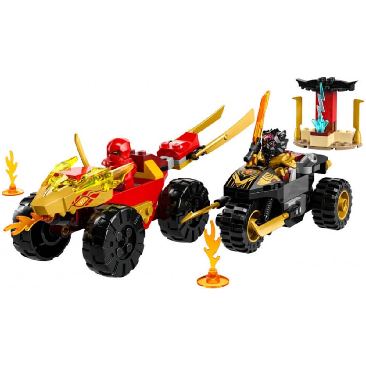 LEGO Ninjago Kai & Ras's Car & Bike Battle - Image 2