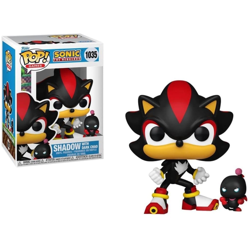    figoura funko pop sonic the hedgehog shadow with dark chao  x