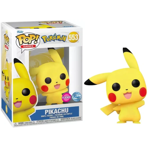 Funko POP! Pokemon - Pikachu (Flocked) #553