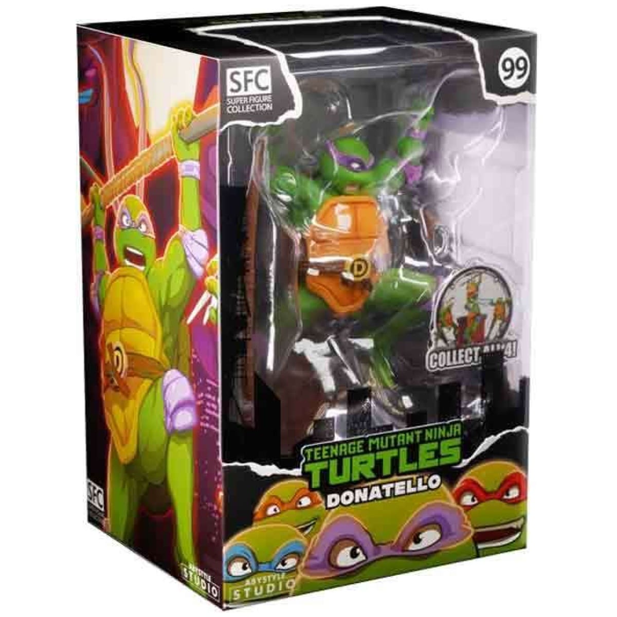 Teenage mutant ninja turtles donatello - sfc 1:10 pvc statue 21cm - Image 5