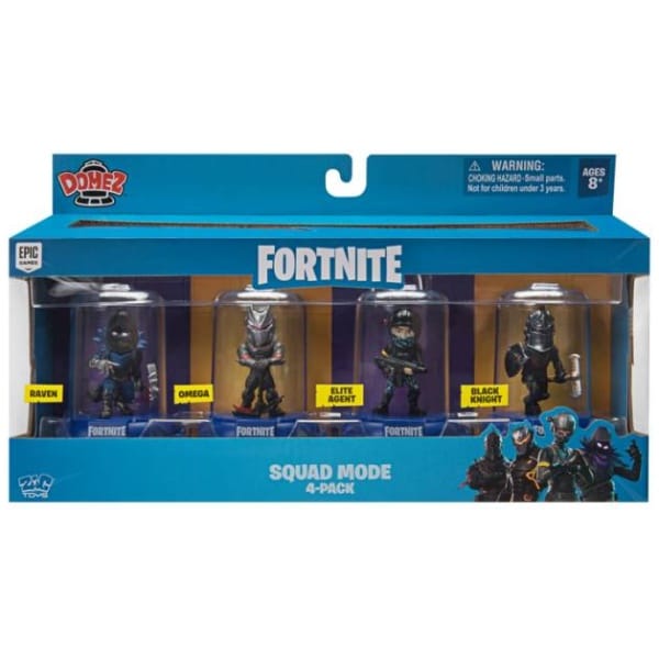 DOMEZ Fortnite figures squad mode 4-pack