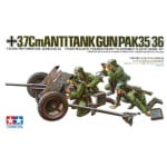Ger. 37mm Anti-tank Gun Kit - 4 figures 1/35