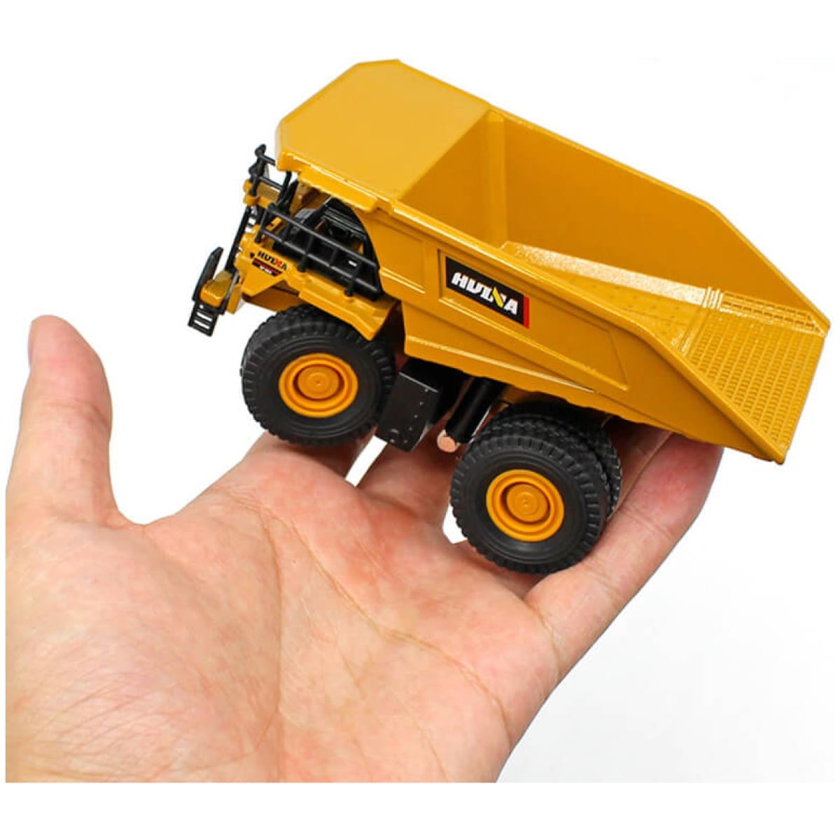 HUINA 1812 1:60 SCALE DUMP TRUCK STATIC MODEL metal - Image 2