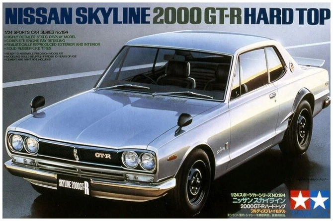 nis Nissan Skyline 2000 GT-R Hard top 1/24 - Image 1