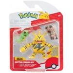 Pokemon 3 Figure Battle Pack set Caterpie, Rockruff, Electabuzz