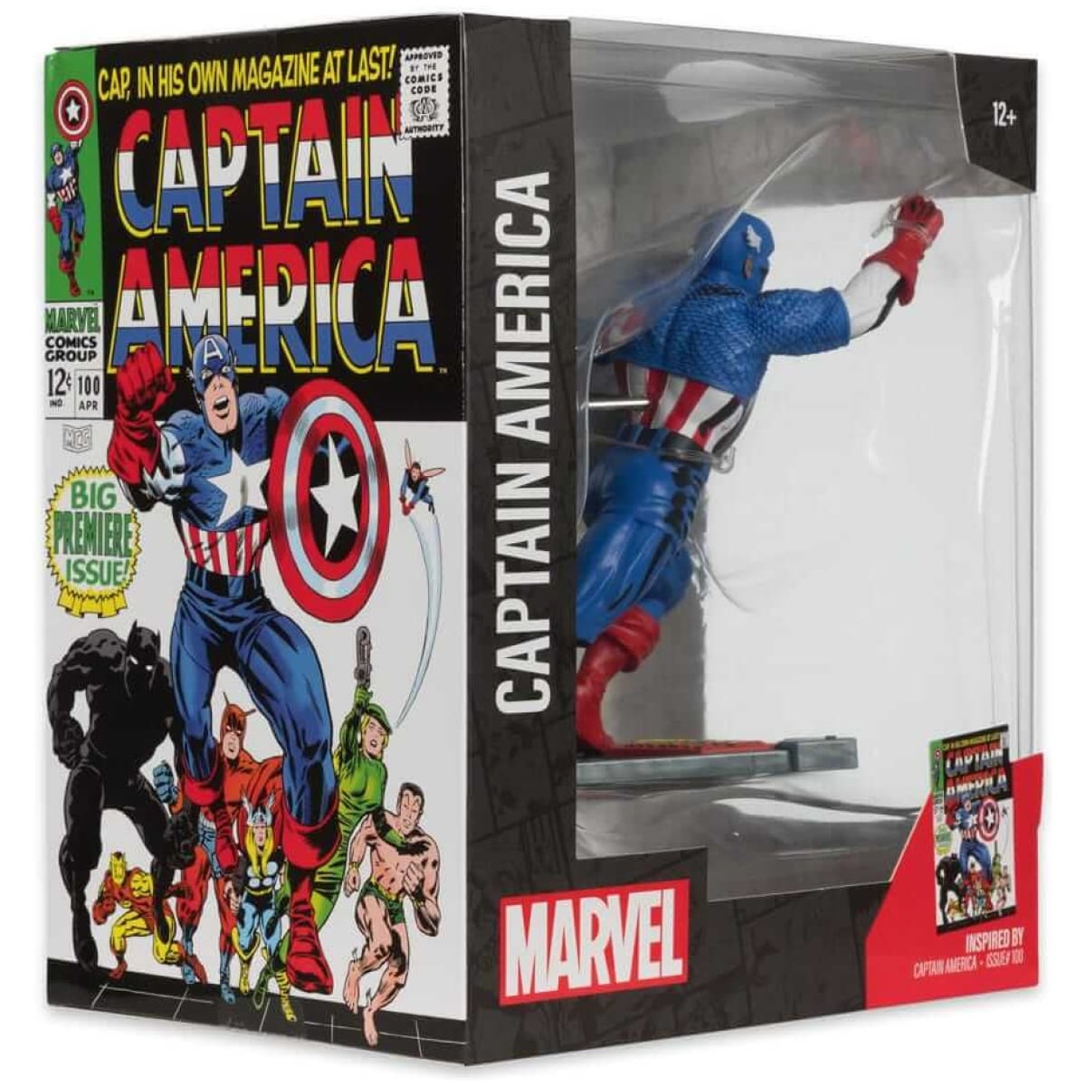 Marvel Collection PVC Statue 1/10 - Captain America (Captain America #100) 12cm - Image 5