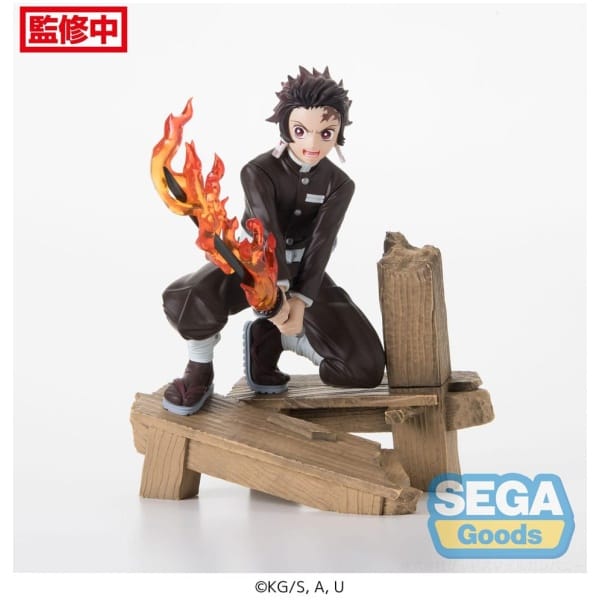 Demon Slayer Kimetsu no Yaiba Xross Link Anime PVC Statue Tanjiro Kamado -Swordsmith Village Arc 12cm