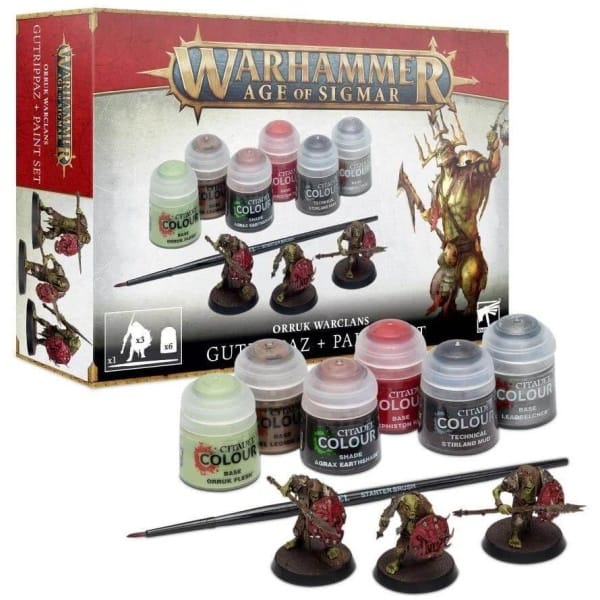    warhammer age of sigmar gutrippaz paints set x