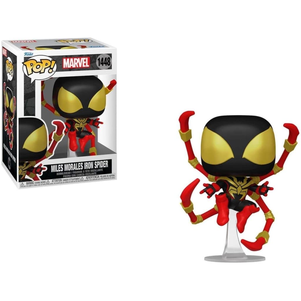    figoura funko pop marvel miles morales iron spider  x