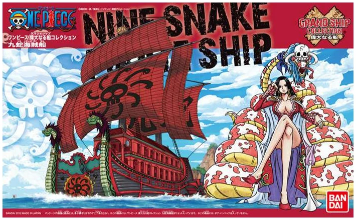 44827 One Piece Grand Ship Collection - nine snake pirate ship model kit - Image 1