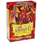 Dragon Shield Small Sleeves - Japanese Matte Crimson 60 Sleeves