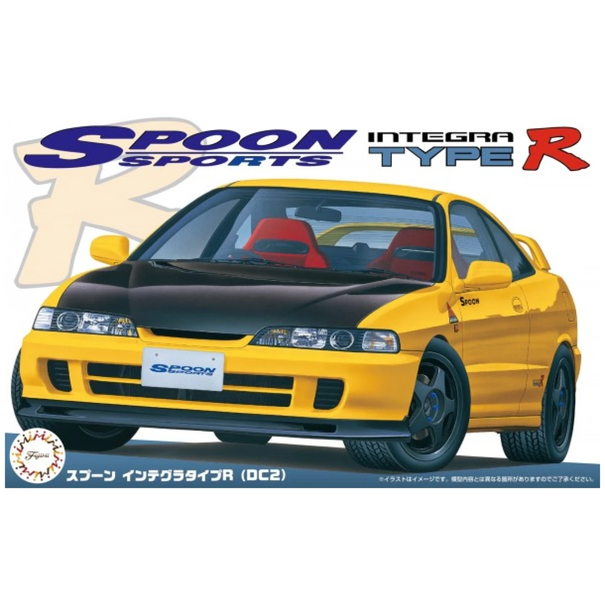 Spoon Integra TypeR (DC2), yellow/black 1/24 - Image 1