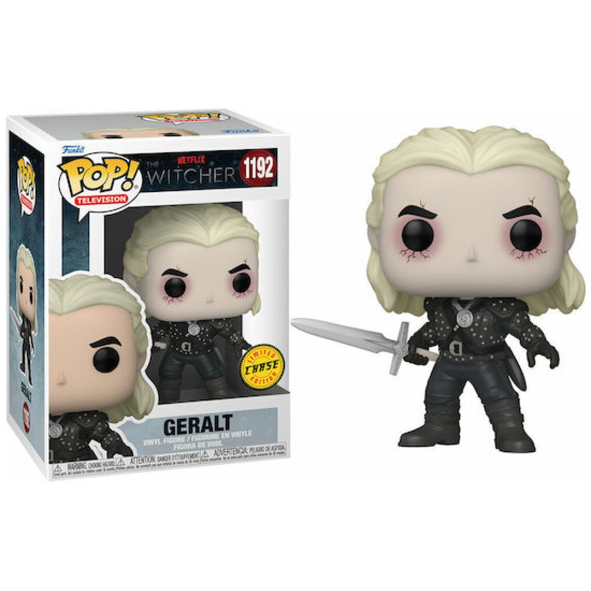 Funko POP! Netflix's The Witcher - Geralt #1192 chase - Image 1