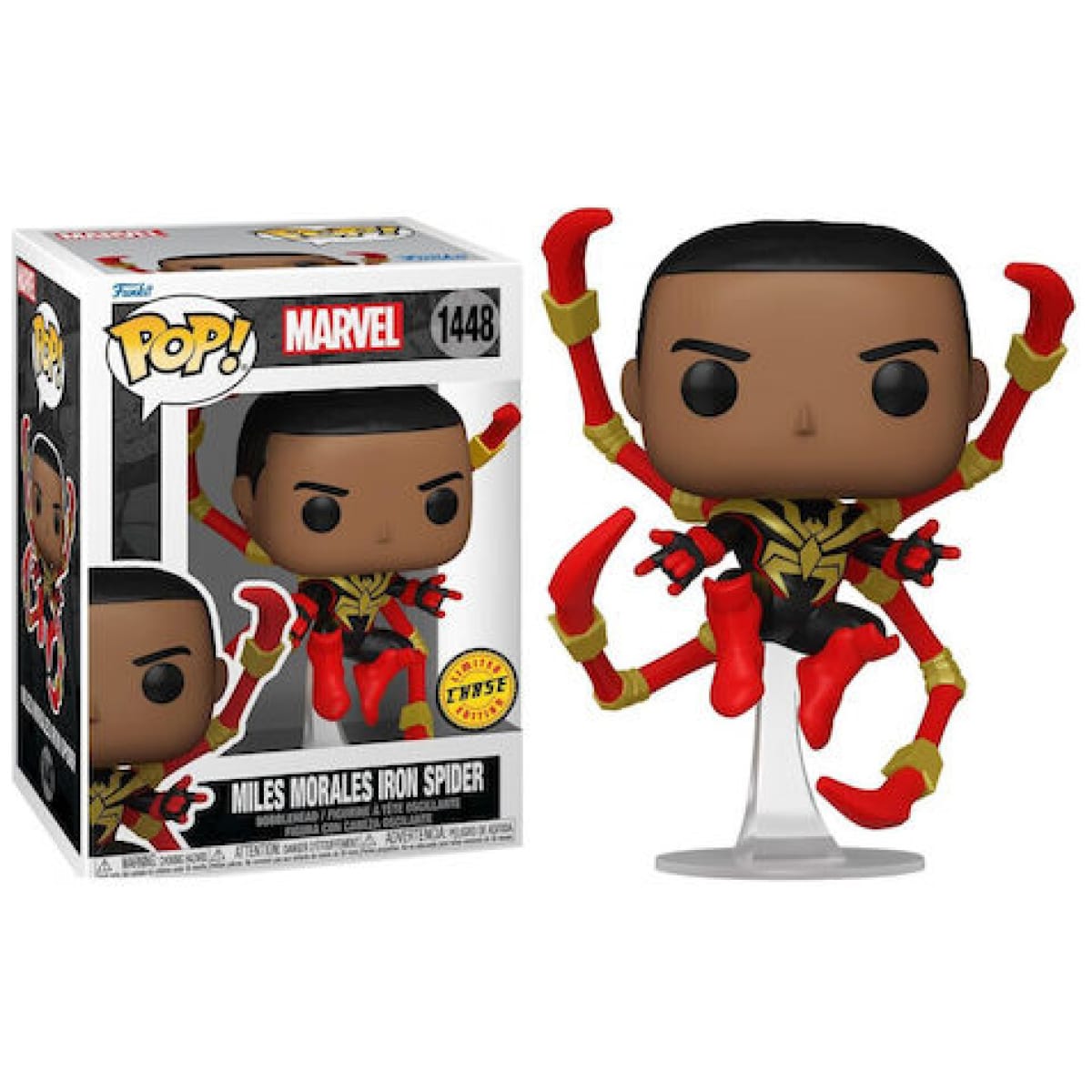 Funko POP! Marvel - Miles Morales Iron Spider #1448 chase - Image 1