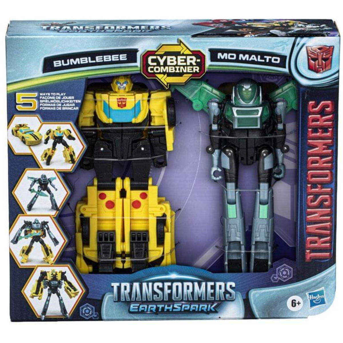 hasbro-transformers-earthspark-cyber-combiner-bumblebee-mo-malto-action-figures-f8439