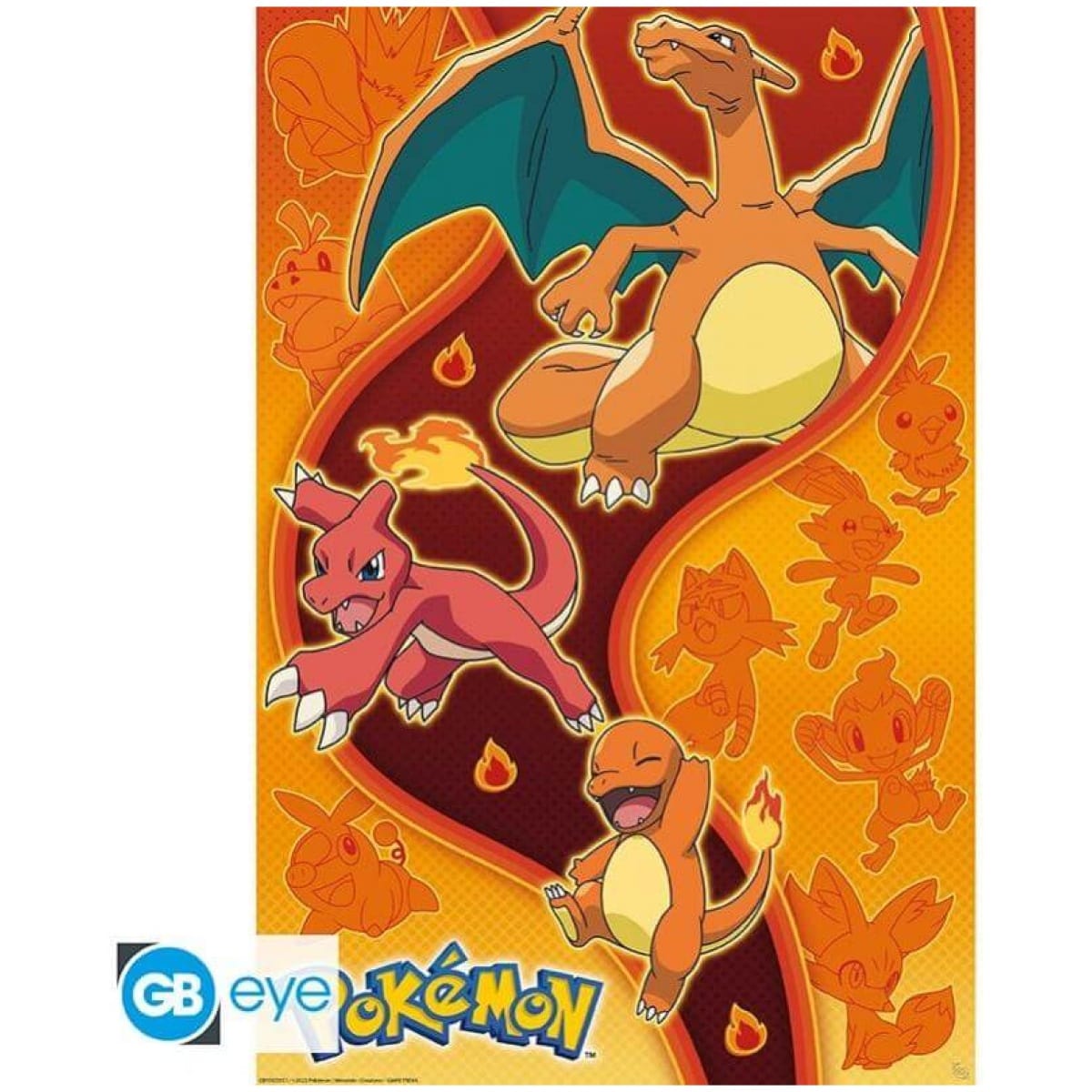 Pokemon - Fire Type Maxi Poster 91.5x61cm - Image 1