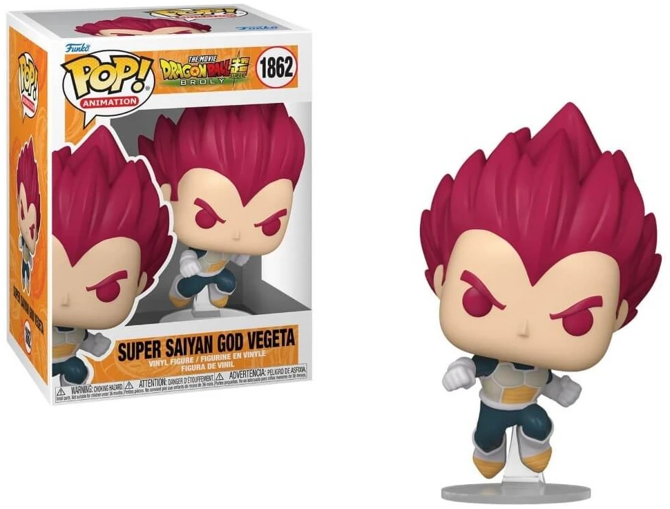 vgt Funko POP! Dragon Ball Super Broly - Super Saiyan God Vegeta #1862 - Image 1