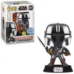 Funko POP! Star Wars The Mandalorian - Mando with Darksaber (GITD) #491 special edition