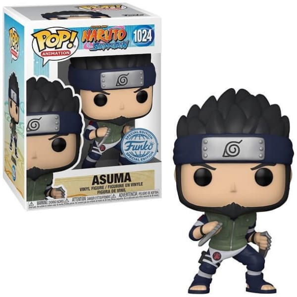  funko pop animation naruto shippuden asuma  vinyl figure special edition  x