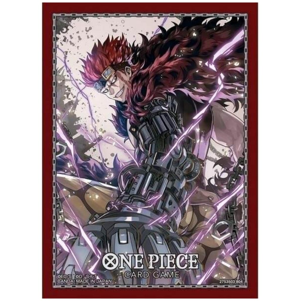    bandai card sleeves ct one piece card game eustace kid  x