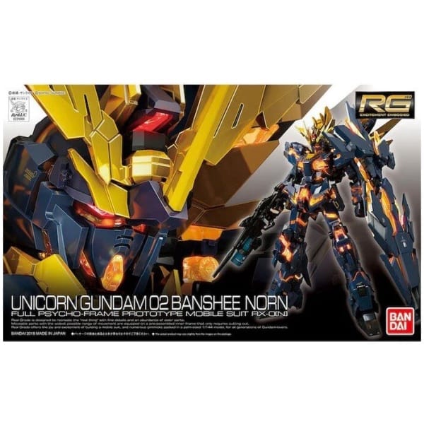 Rg unicorn banshee norn gundam 1/144