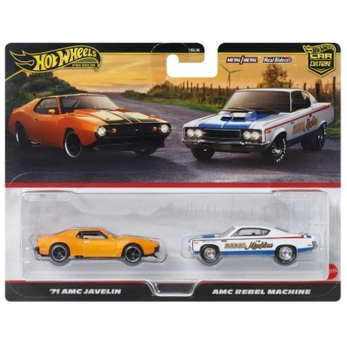 Hot Wheels Premium Car Culture - '71 AMC Javelin & AMC Rebel Machine 1/43 - Image 1
