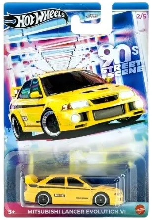 mits Hot Wheels 90’S Street Scene - Mitsubishi Lancer Evolution VI - Image 1