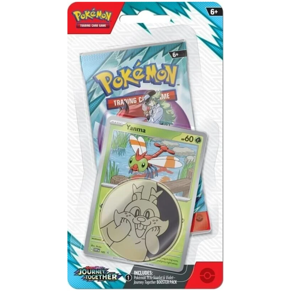 pokemon tcg scarlet and violet  journey together checklane blister yanma   x