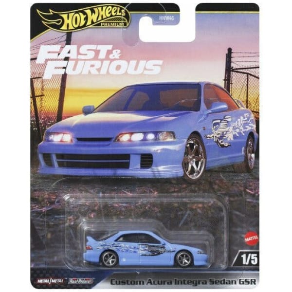 Hot Wheels Hw Premium – Fast & Furious custom acura integra sedan gsr