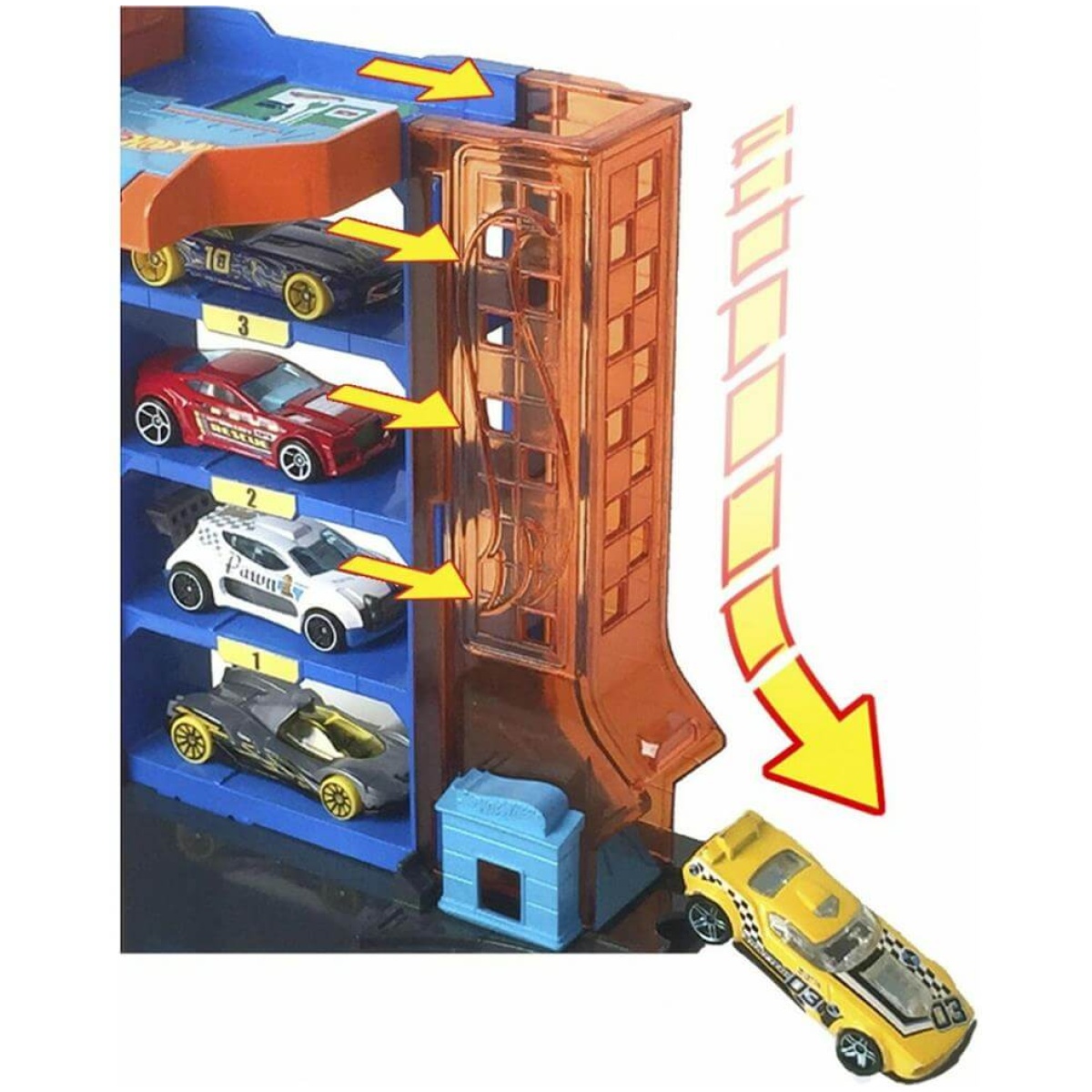 Mattel Hot Wheels City - Downtown Car Park - Image 4