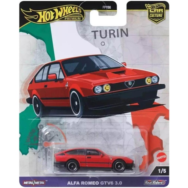 Mattel Hot Wheels Premium: Car Culture - Alfa Romeo GTV 6 3.0 Vehicle