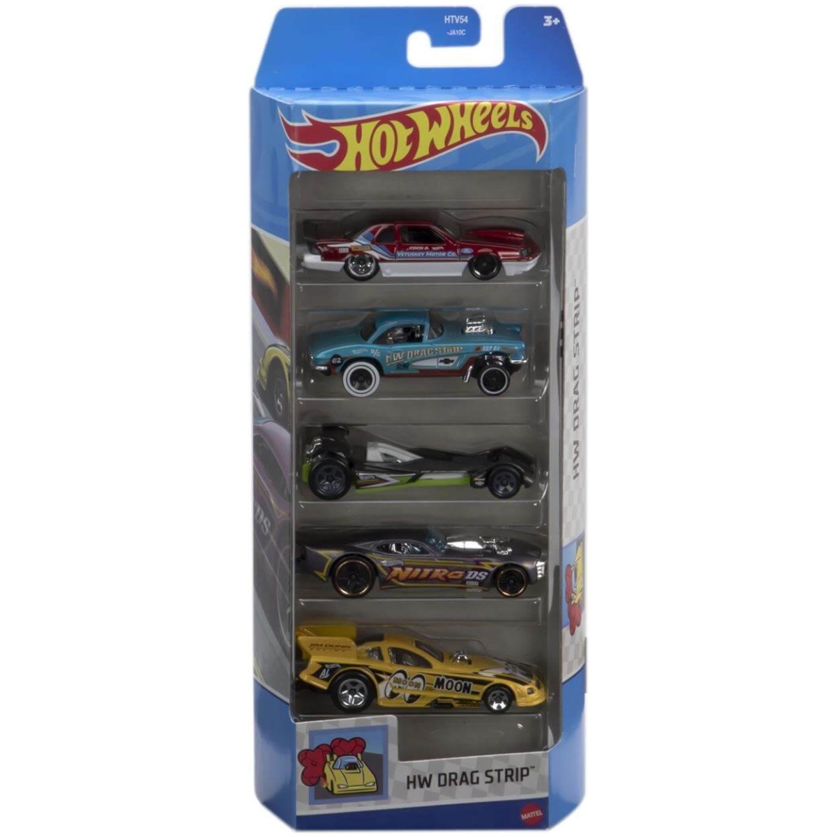 Mattel Hot Wheels - HW Drag Strip (Set Of 5) - Image 1