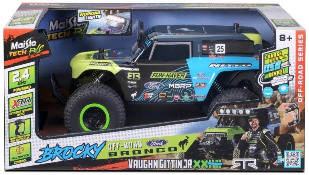 227448 maisto rc - Brocky Ultra 4 Ford Bronco 33cm - Image 1