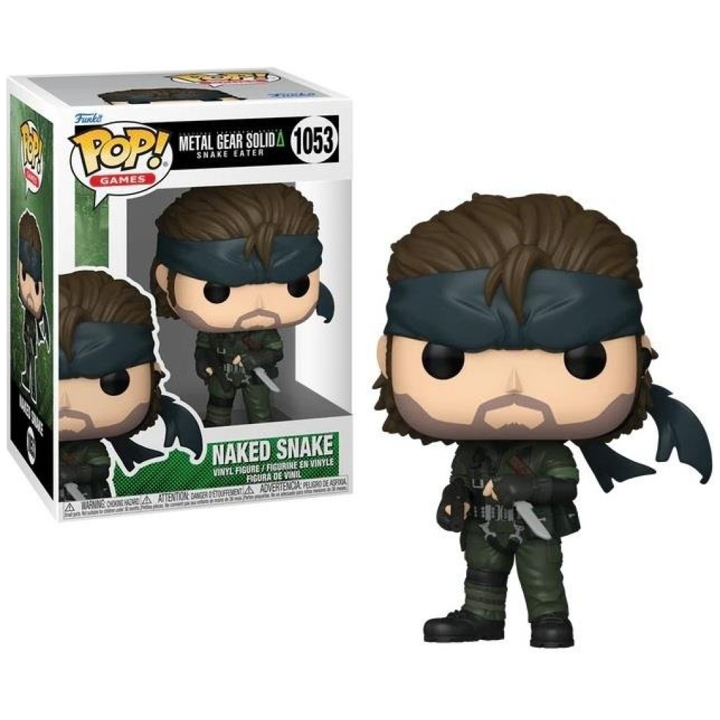    figoura funko pop metal gear solid snake eater naked snake  x
