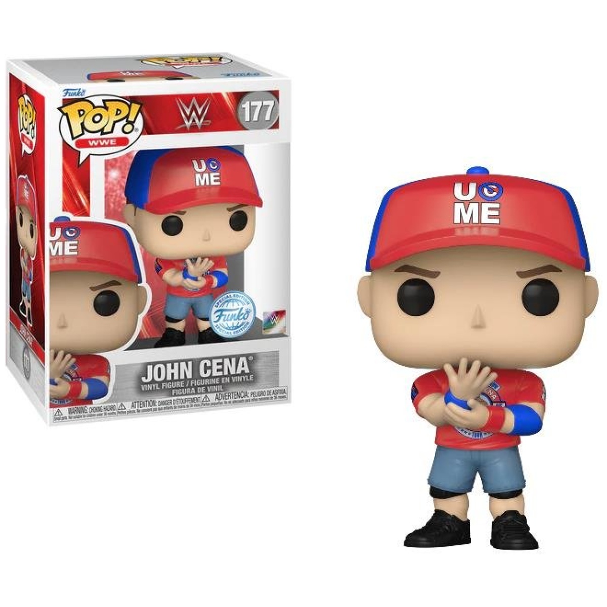 Funko POP! WWE - John Cena (Can't See Me) #177 special edition - Image 1