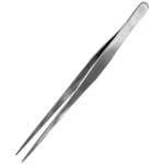 Straight tip stain steel tweezers 175mm