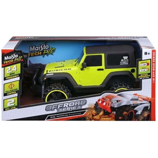 maisto rc - Jeep Wrangler Rubicon 1/16 yellow