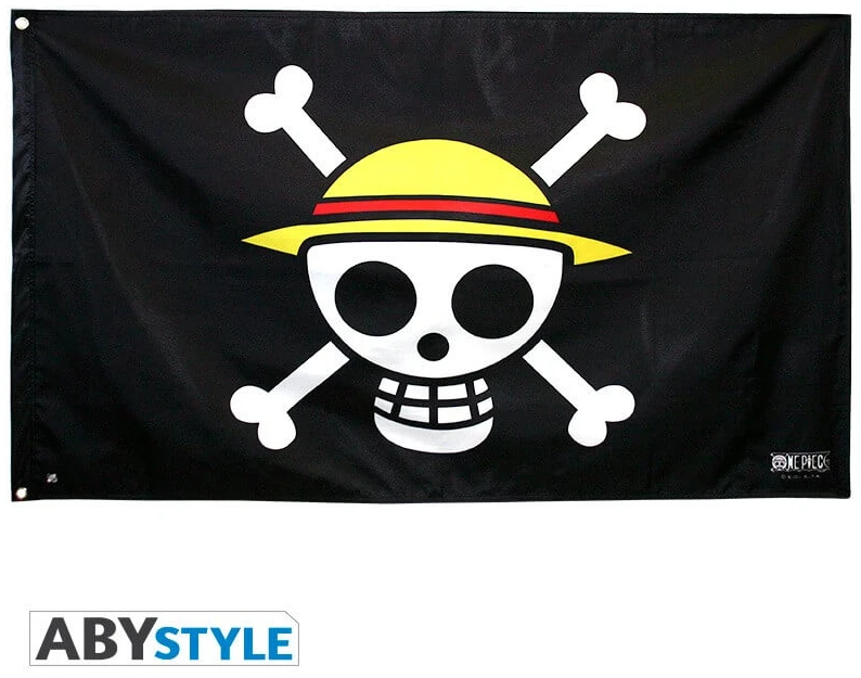 one-piece-flag-skull-luffy ONE PIECE - Flag "Skull - Luffy" (70x120) - Image 1