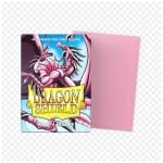 Dragon Shield Small Sleeves - Japanese Matte Pink 60 Sleeves