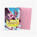 Dragon Shield Small Sleeves - Japanese Matte Pink 60 Sleeves