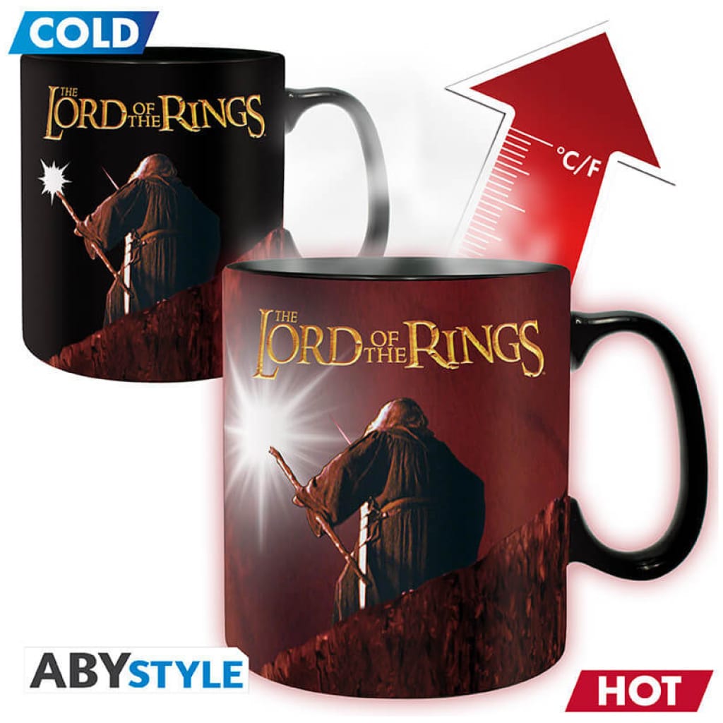 the lord of the rings mug heat change you shall not pass x