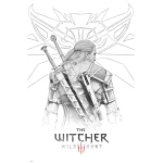 THE WITCHER - Geralt Sketch Poster Maxi 91.5x61