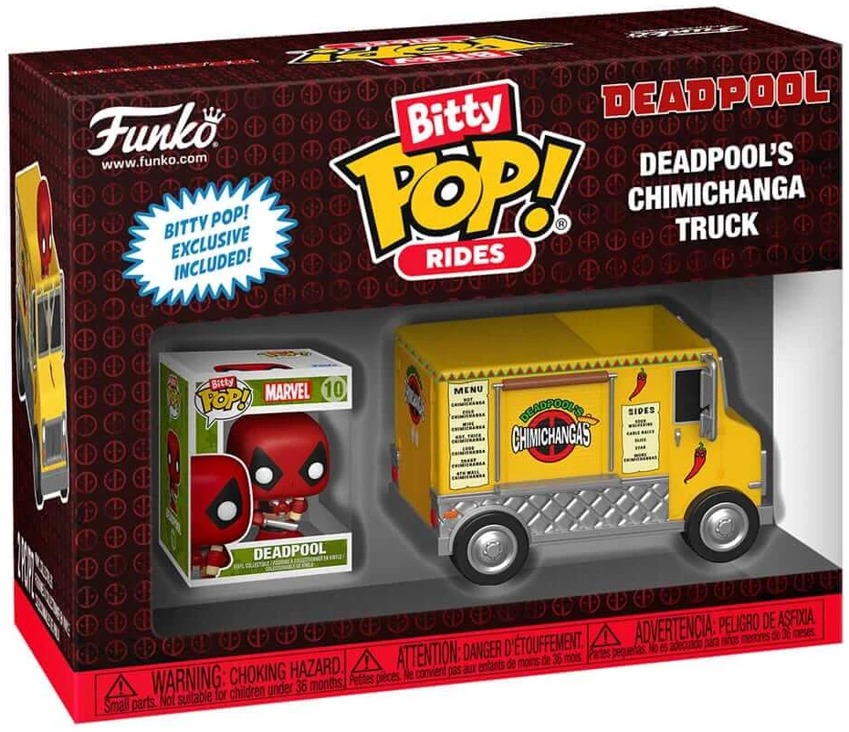 x_fk83625_b Funko Bitty POP! Marvel - deadpool's Chimichanga Truck 2.5cm - Image 1
