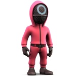 Squid Game Minix Figure Masked Circle Guard 12cm - Image 2