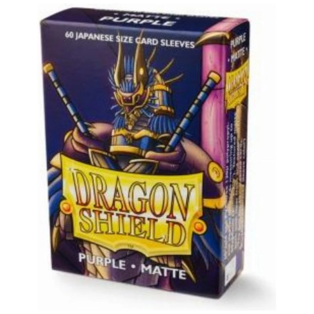   dragon shield sleeves japanese small size matte purple  sleeves x
