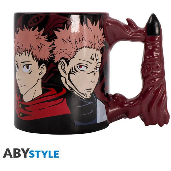 JUJUTSU KAISEN Mug 3D handle Sukuna's finger 460ml