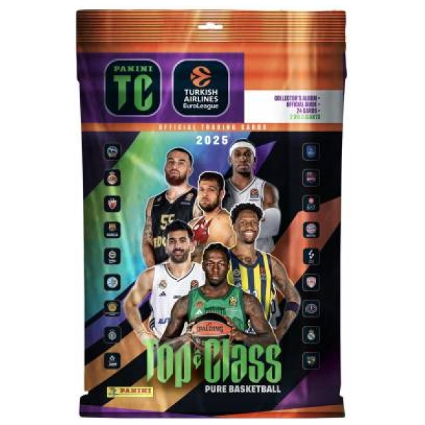 Panini Euroleague Top Class: Starter Pack (Binder, Collector's Guide, 3 Packs plus 2 Holo Giants Cards)