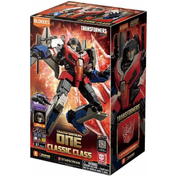 Transformers Blokees Plastic Model Kit Classic Class 16 Starsream