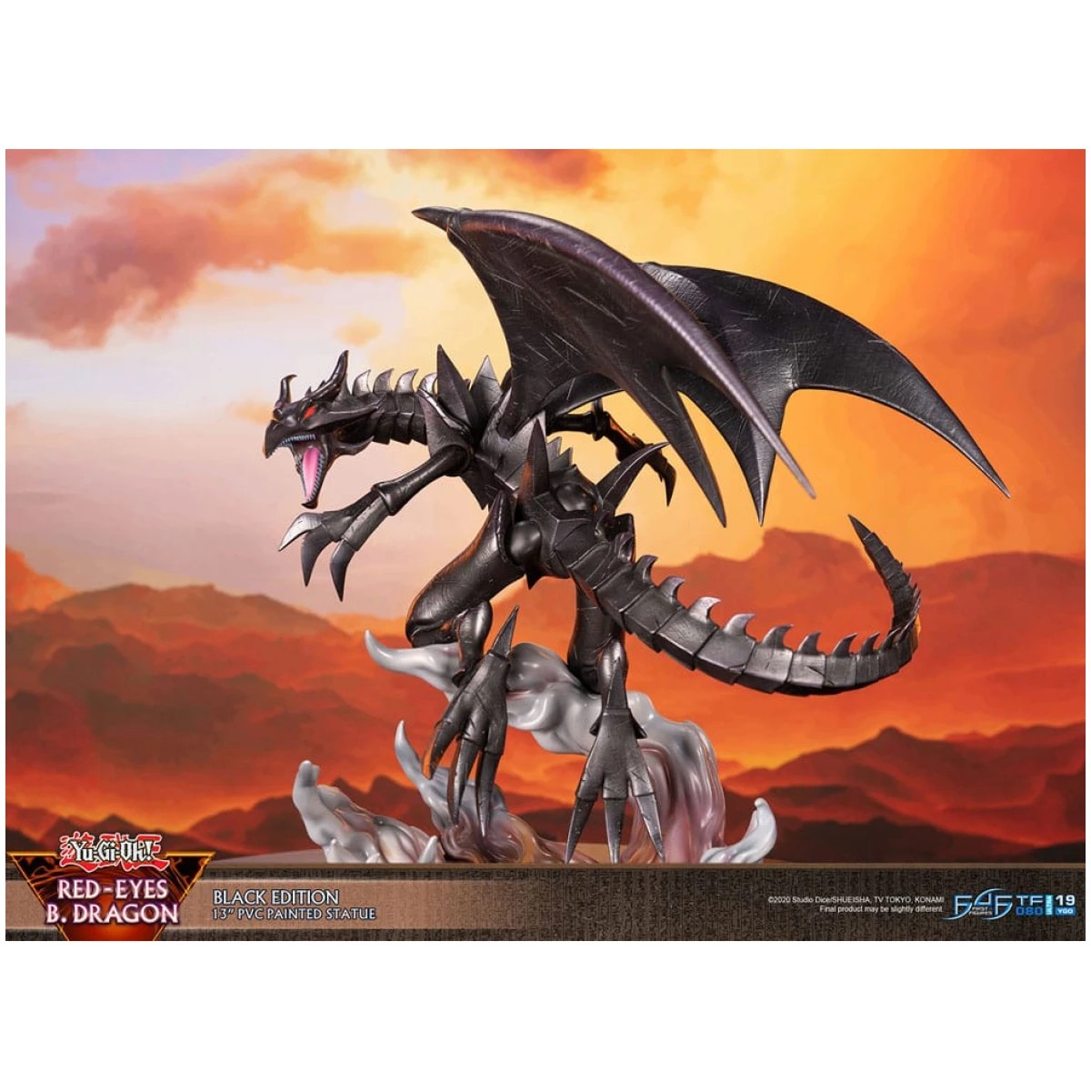 Yu-Gi-Oh! PVC Statue Red-Eyes B. Dragon Black Colour 33cm - Image 1